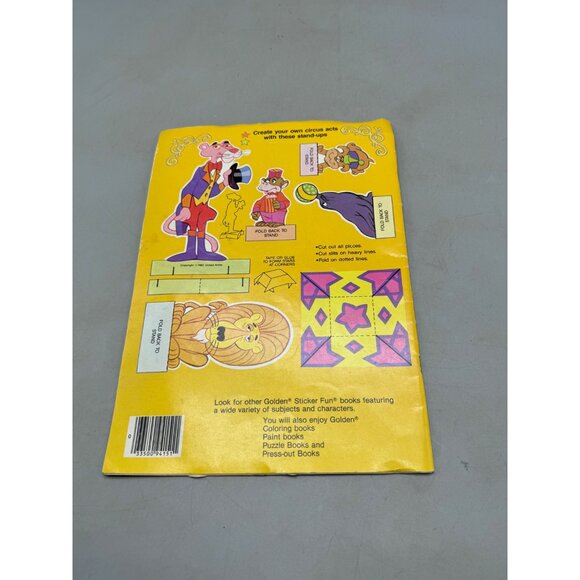 golden the pink panther at the circus sticker fun paperback book 1983 English RE - Picture 5 of 10